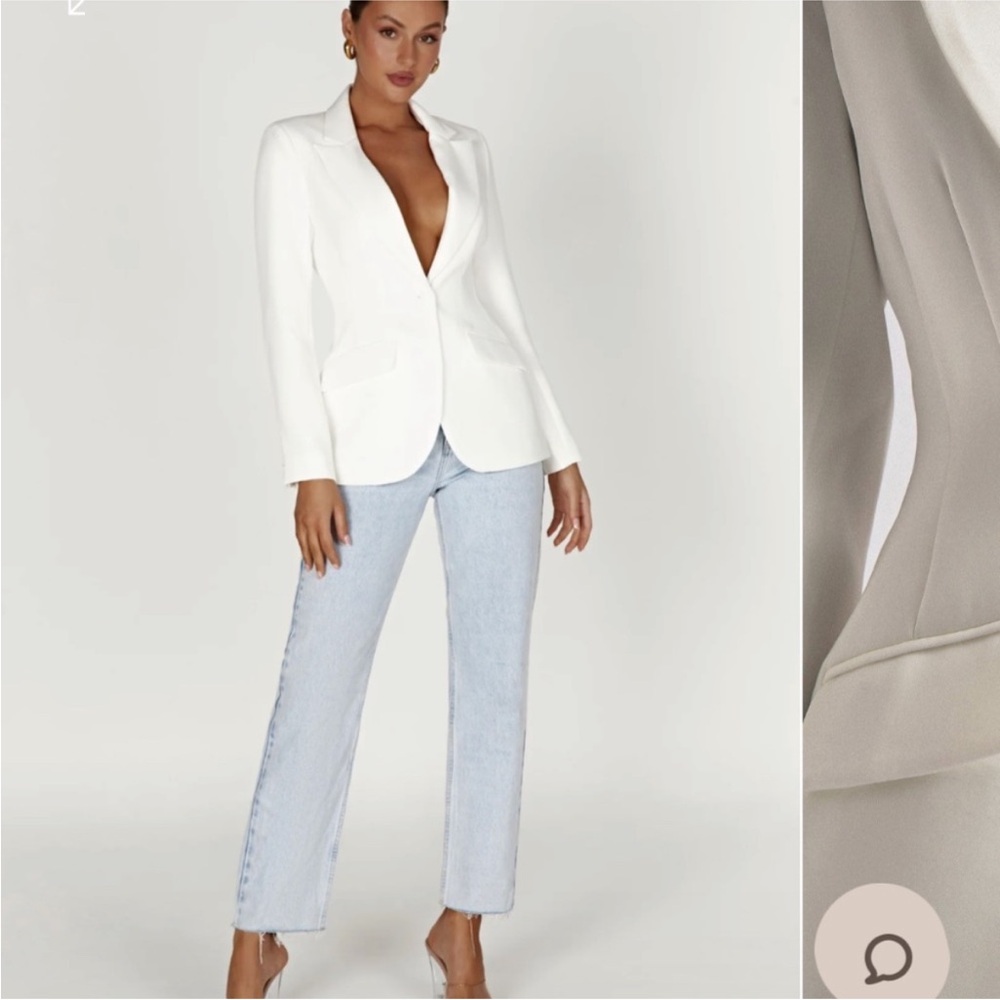 Meshki Ivory Blazer